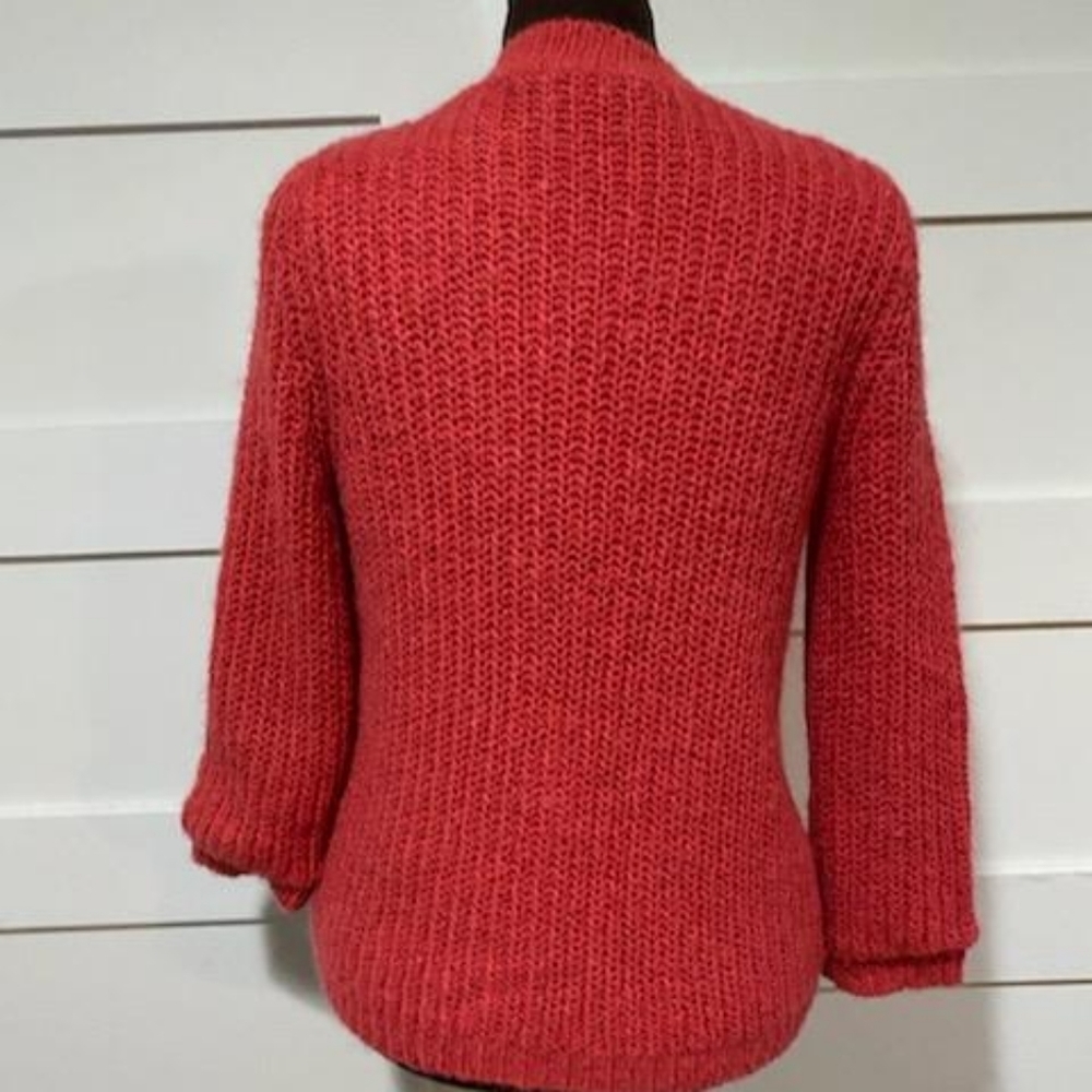 Cabi Pink Zip Front Sweater** - Picture 6 of 7